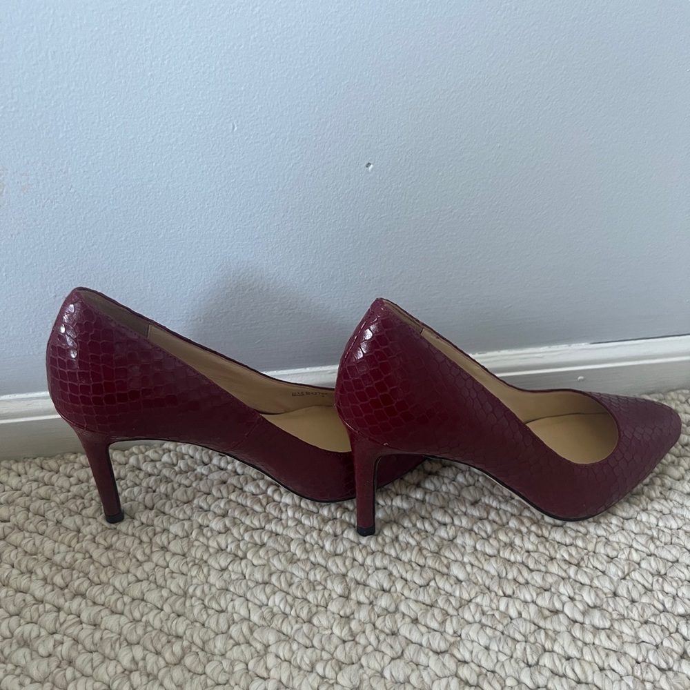Cole Haan Red Patent Leather Heels